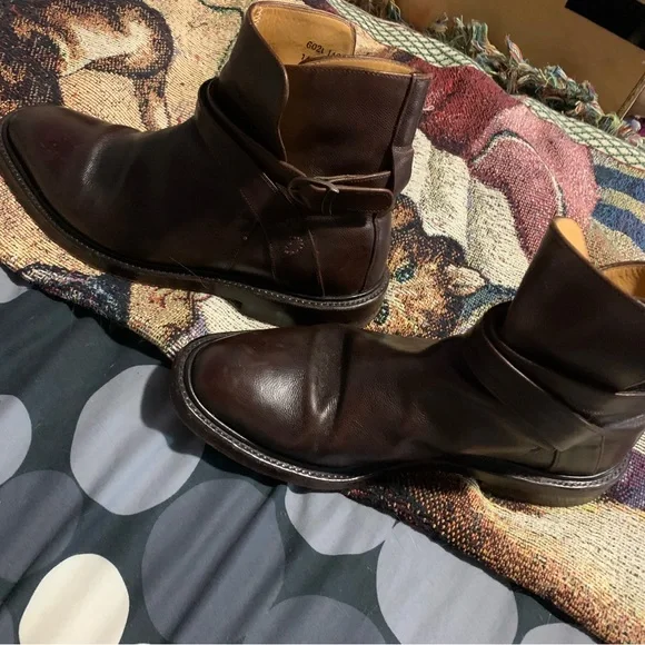 Mens Sweeney leather boots - Picture 7 of 10